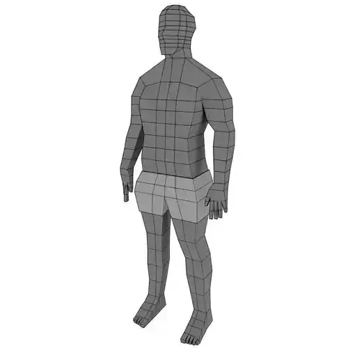 Free base mesh Character Free 3D model