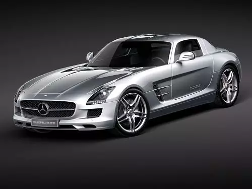 Mercedes-Benz SLS 2011 3D Model 3D model_0