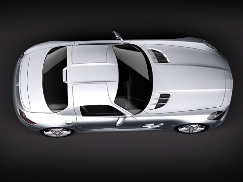 Mercedes-Benz SLS 2011 3D Model 3D model_7