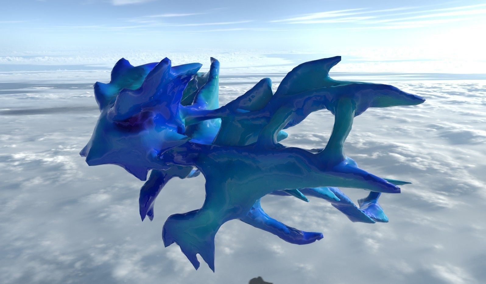 Dragonly - Fantasy Dragon Free low-poly 3D model_6