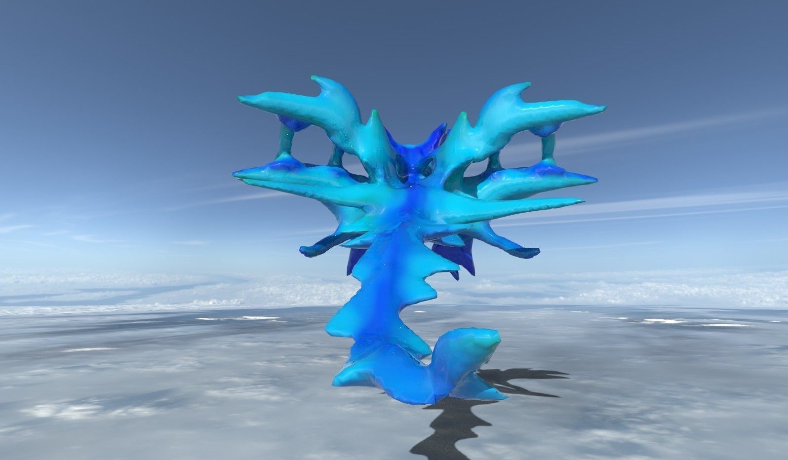 Dragonly - Fantasy Dragon Free low-poly 3D model_1