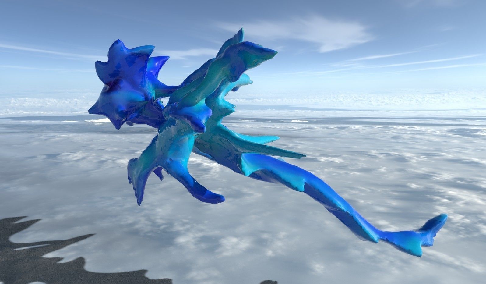Dragonly - Fantasy Dragon Free low-poly 3D model_7