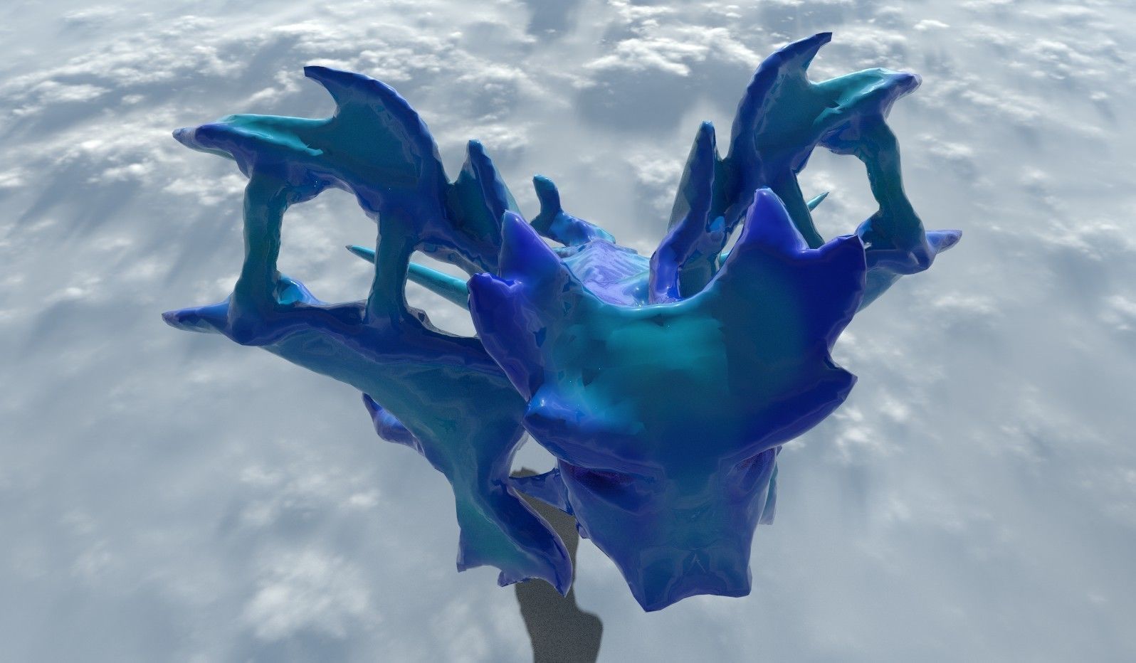 Dragonly - Fantasy Dragon Free low-poly 3D model_12