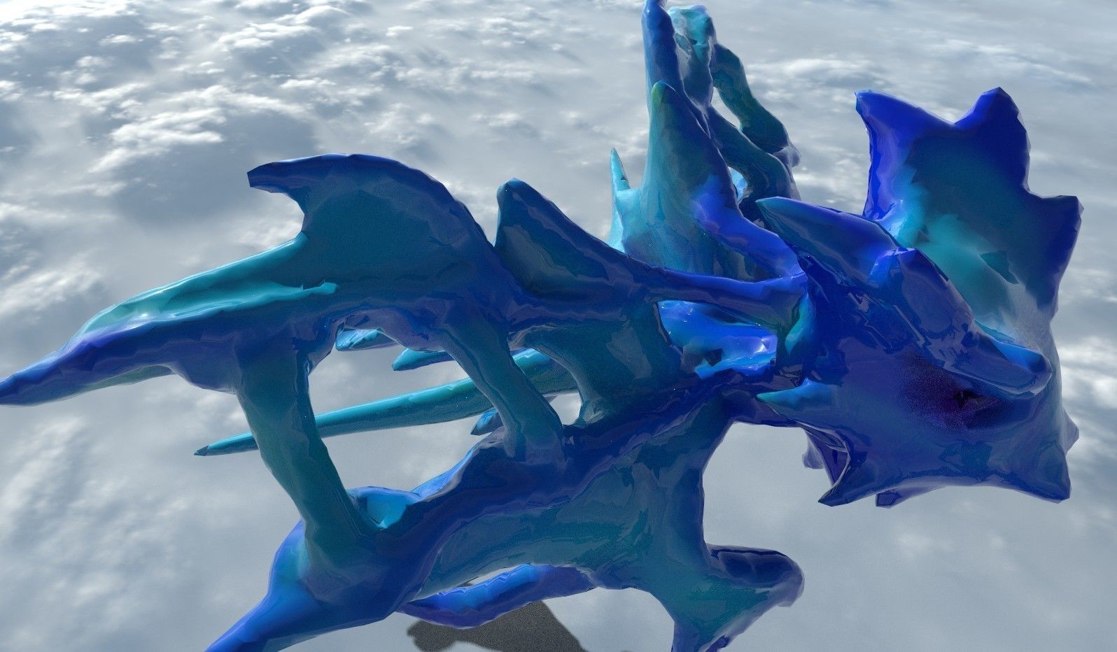 Dragonly - Fantasy Dragon Free low-poly 3D model_11