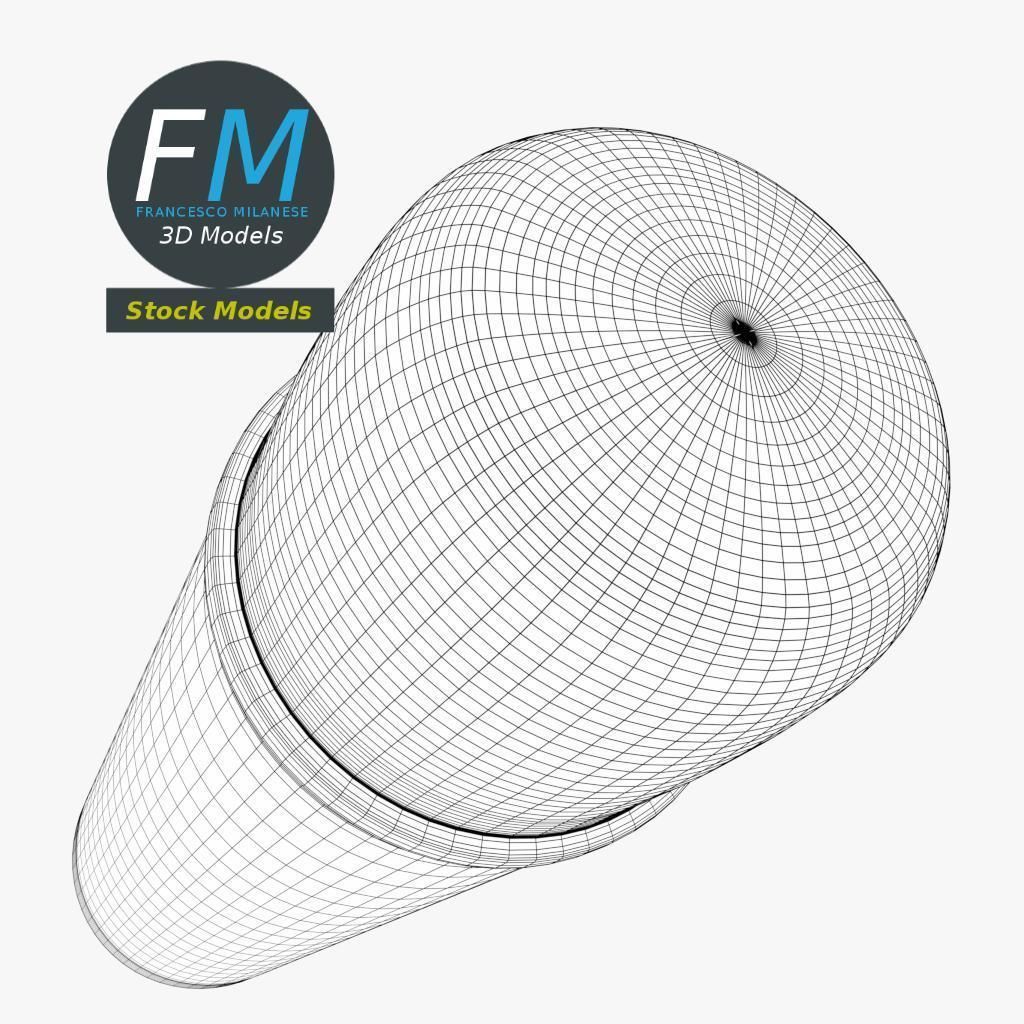 Vacuum flask 3D model_8