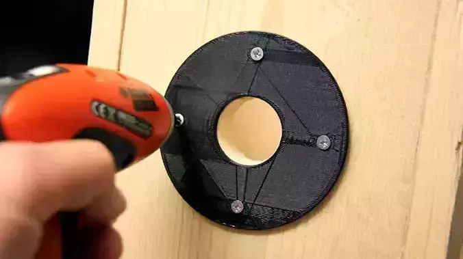 Bird house hole cover Free 3D print model