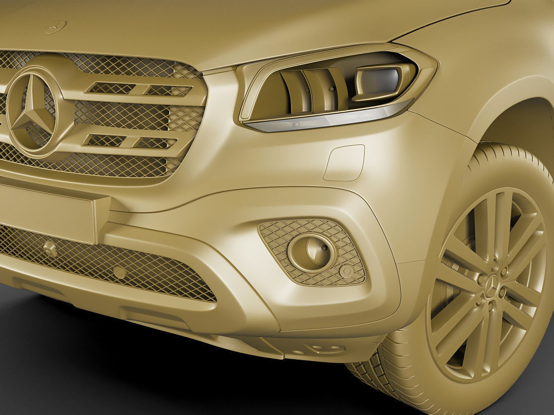 Mercedes-Benz X-class 3D model_18