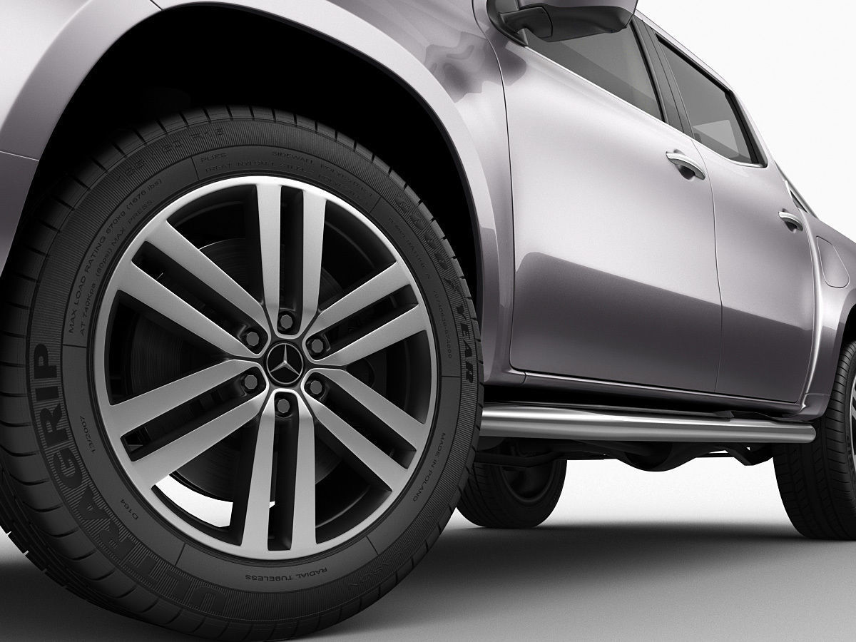 Mercedes-Benz X-class 3D model_5