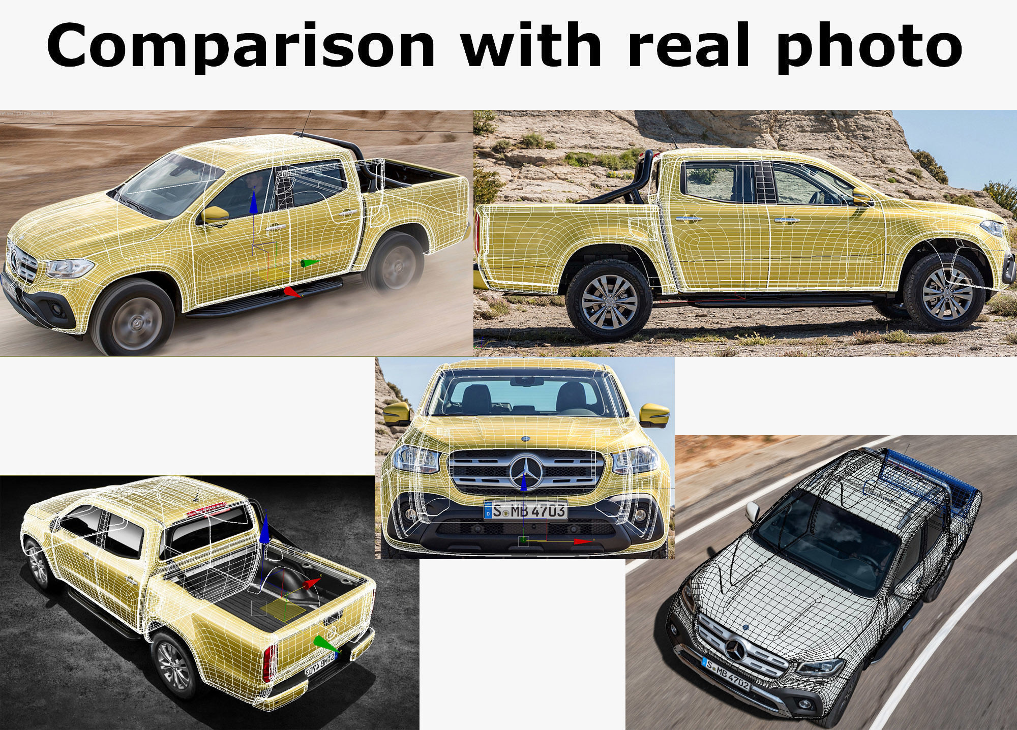 Mercedes-Benz X-class 3D model_22