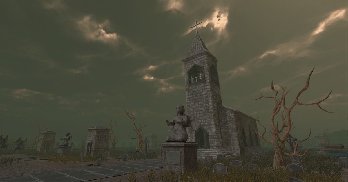 Medivel Cemetery - Full Pack Low-poly 3D model_12