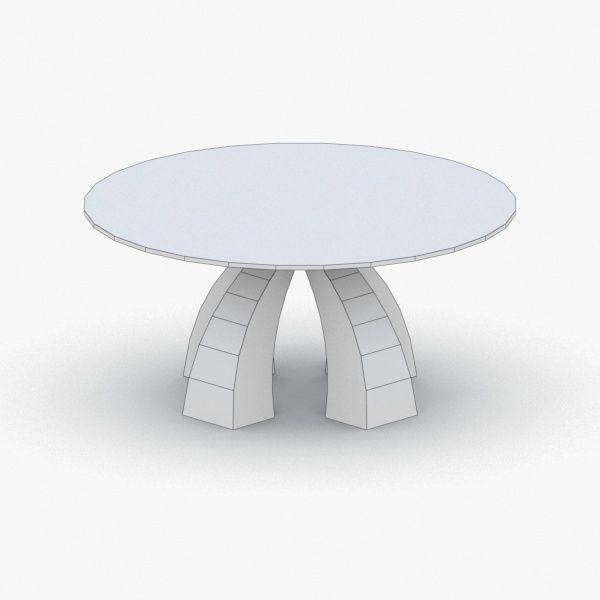 0566 - Table Low-poly 3D model_1