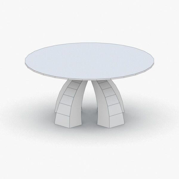 0566 - Table Low-poly 3D model_4