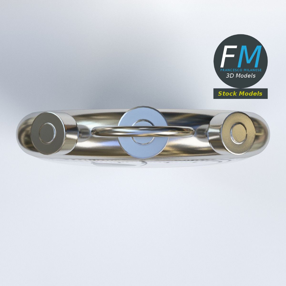 Stopwatch 3D model_6