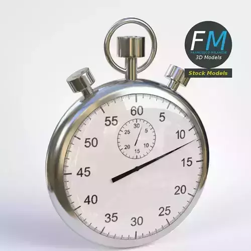 Stopwatch 3D model