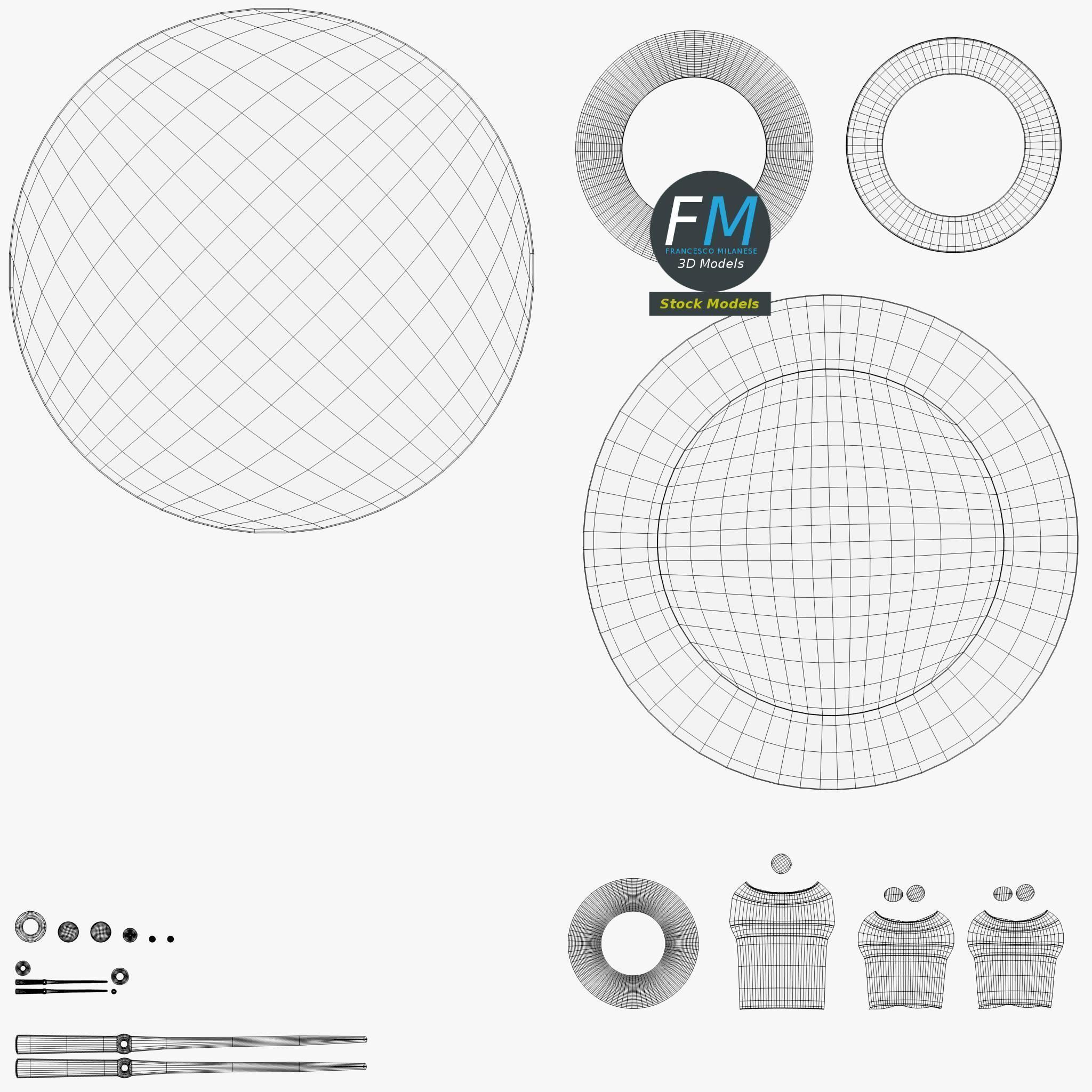 Stopwatch 3D model_11