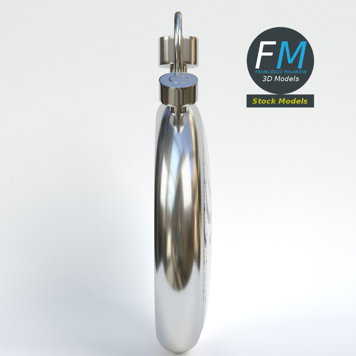 Stopwatch 3D model_4