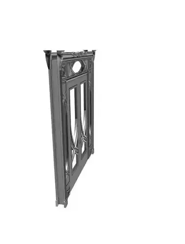 Door model ornate frame