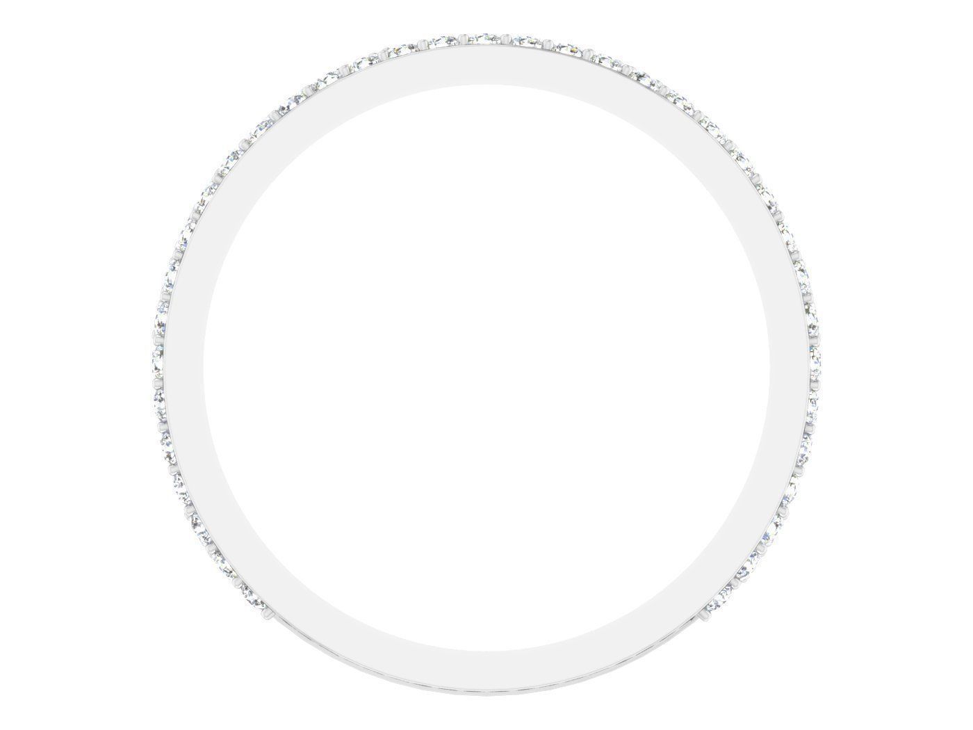 intricate ring with diamonds 3D print model 4 3D print model_3