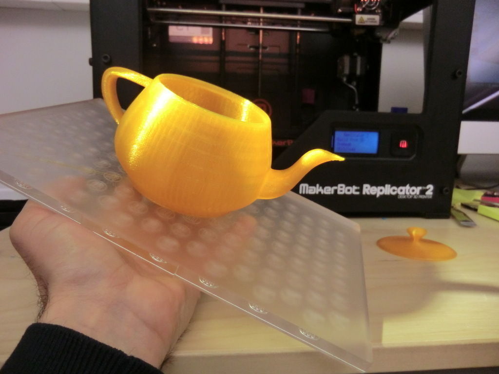 FFF 3D-printable Utah Teapot with separate lid Free 3D print model_8