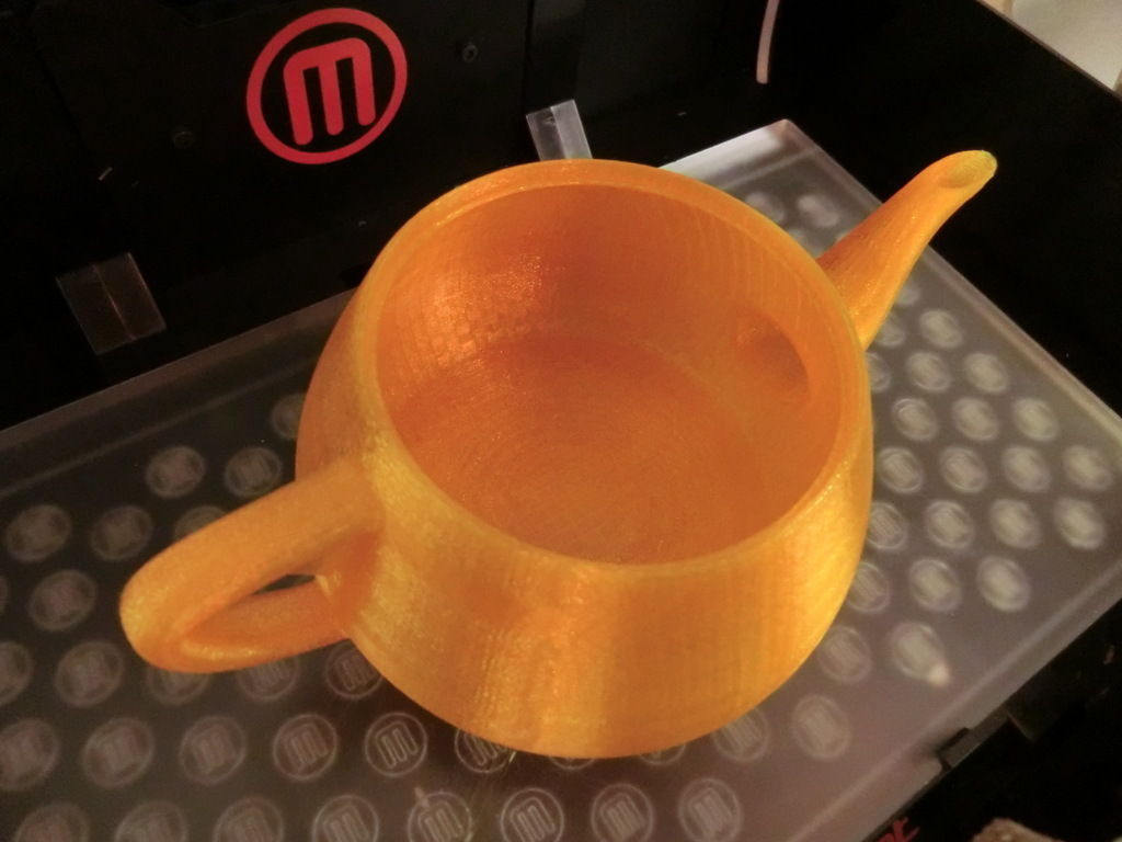 FFF 3D-printable Utah Teapot with separate lid Free 3D print model_10