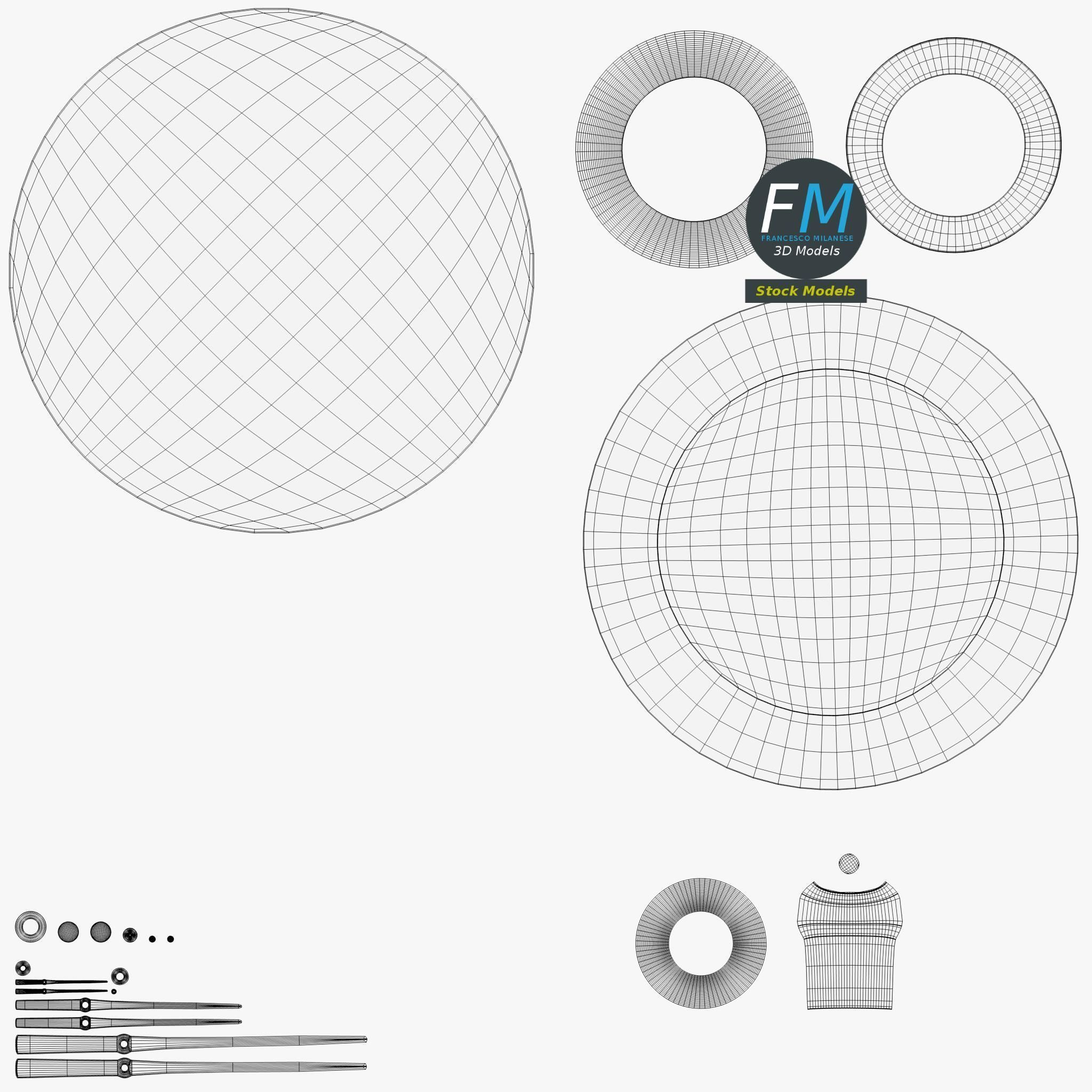 Pocketwatch 2 silver pocket watch 3D model_11