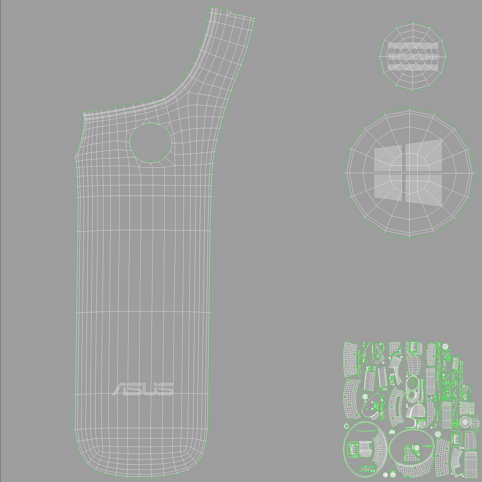 Asus Windows Virtual Reality Mixed Set 3D model_26