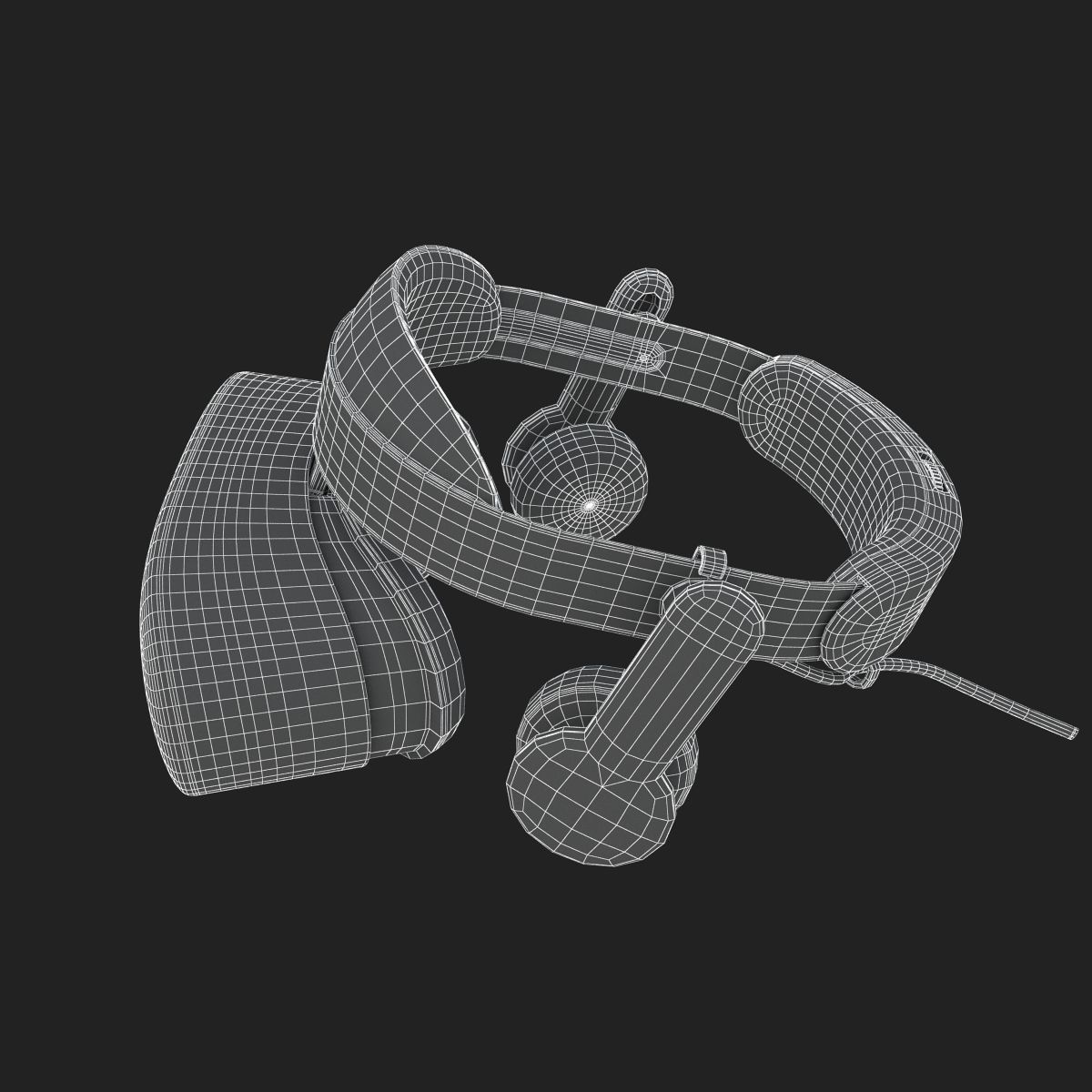 Samsung Winsows Mixed Virtual Reality Set 3D model_19