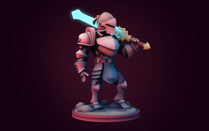 Energy knight 3D print model