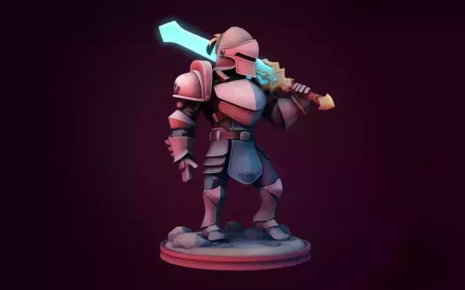 Energy knight 3D print model