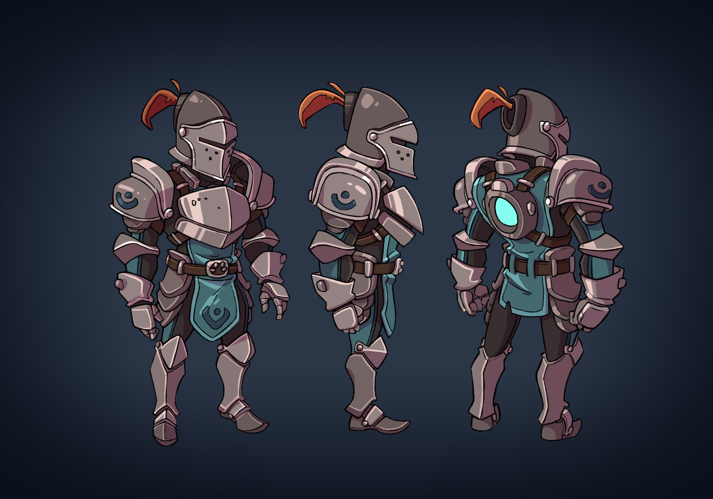 Energy knight 3D print model_2