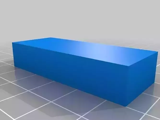 20x50x10 mm - 10 cubic centimetres volume calculation part Free 3D print model