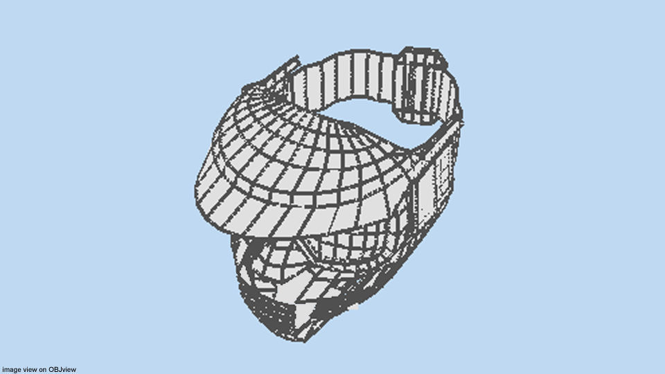 Paintball Facemask - Type 4 3D model_4