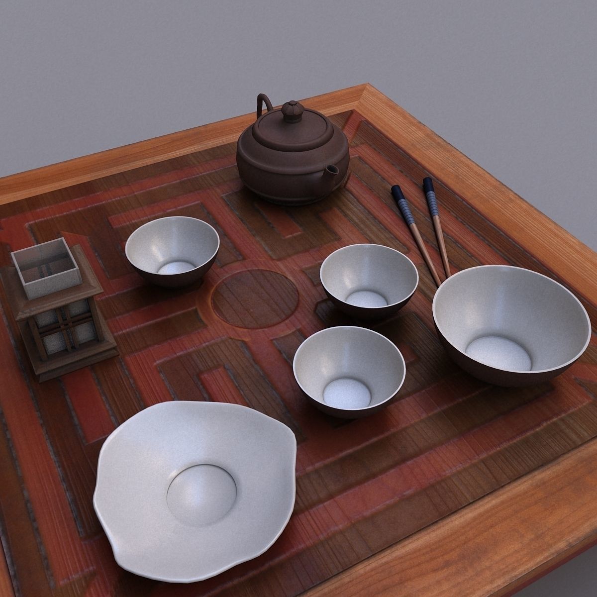 Table chine 3D model_1