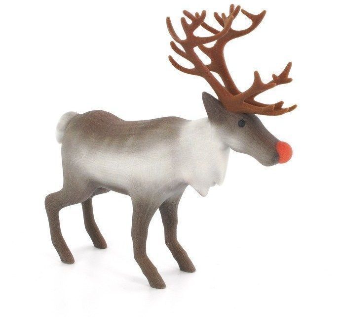 Reindeer with antlers Free 3D print model_1