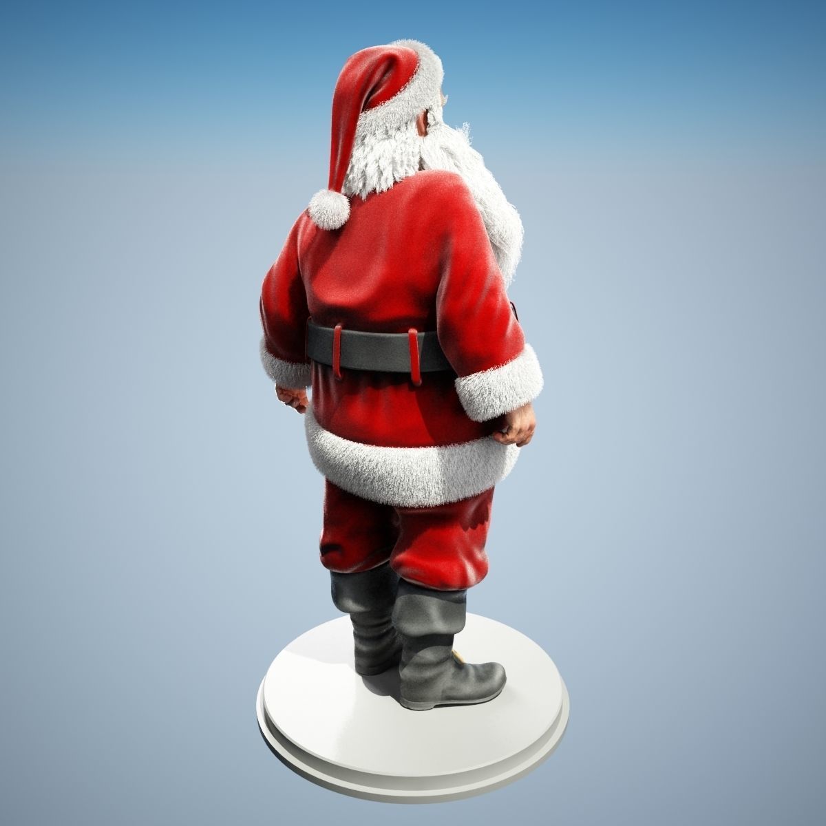 Santa Claus Rigged 3D model_2