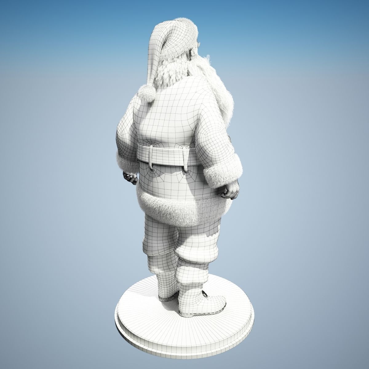 Santa Claus Rigged 3D model_8