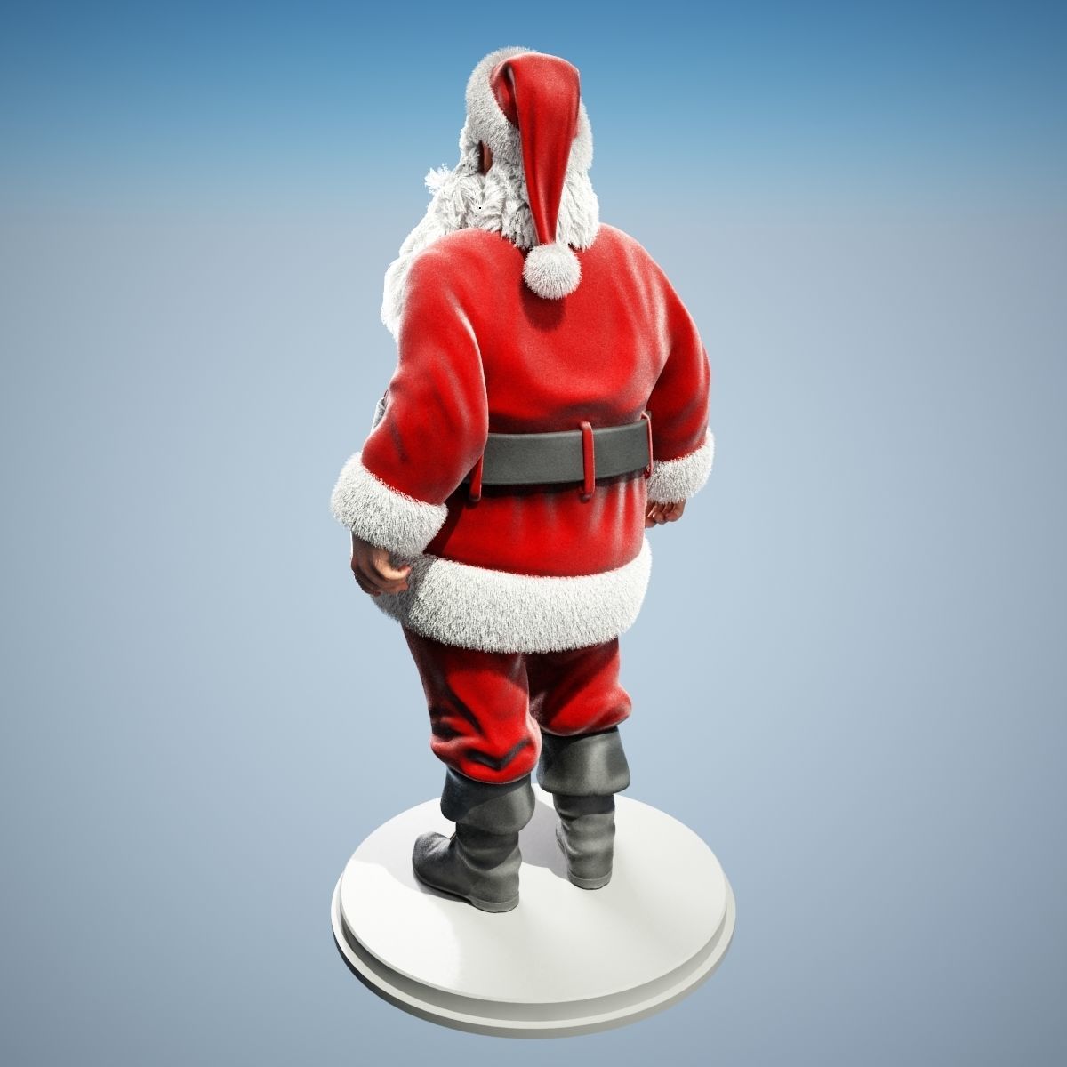 Santa Claus Rigged 3D model_3