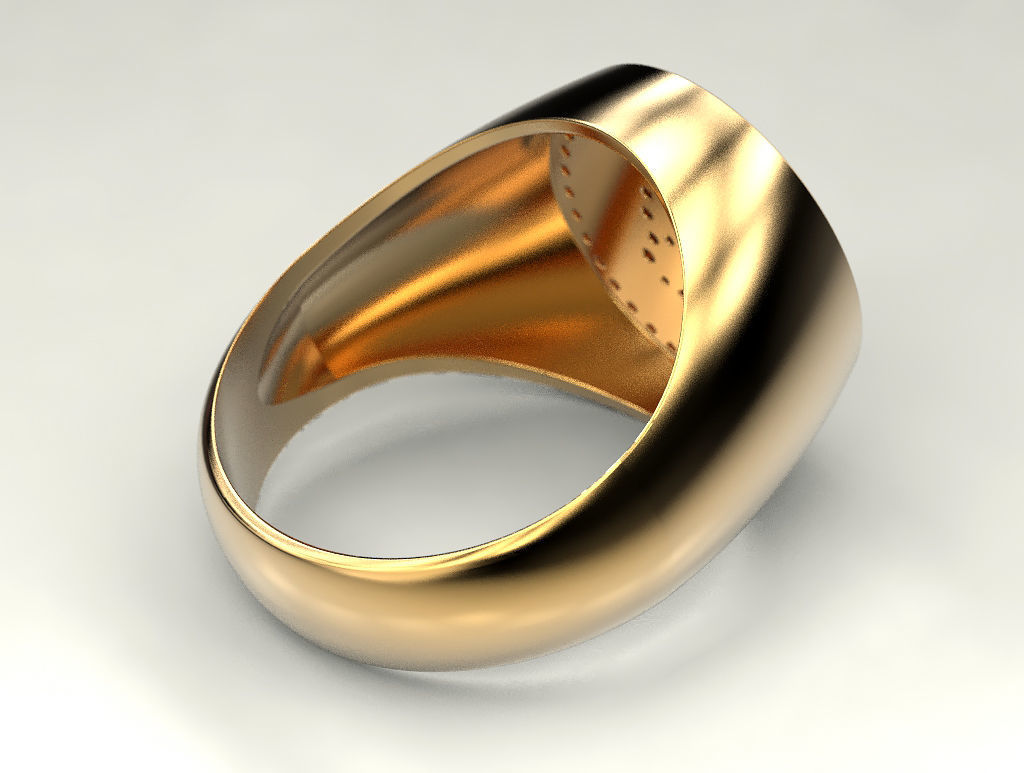 Bitcoin ring 3D print model_12