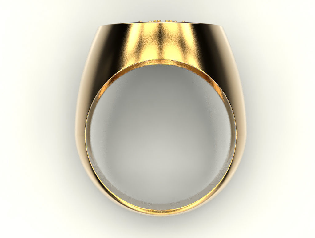Bitcoin ring 3D print model_13