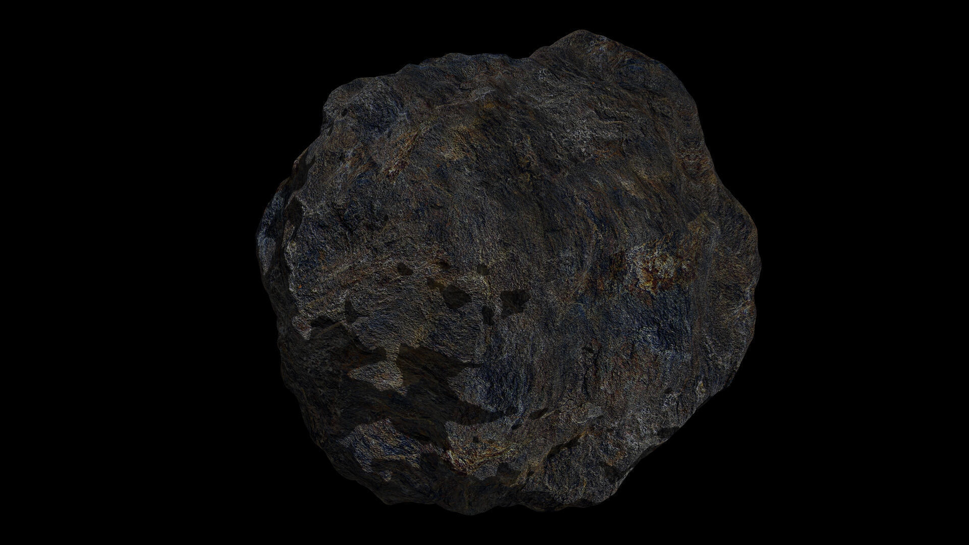 Fantasy Asteroid 4 3D model_4