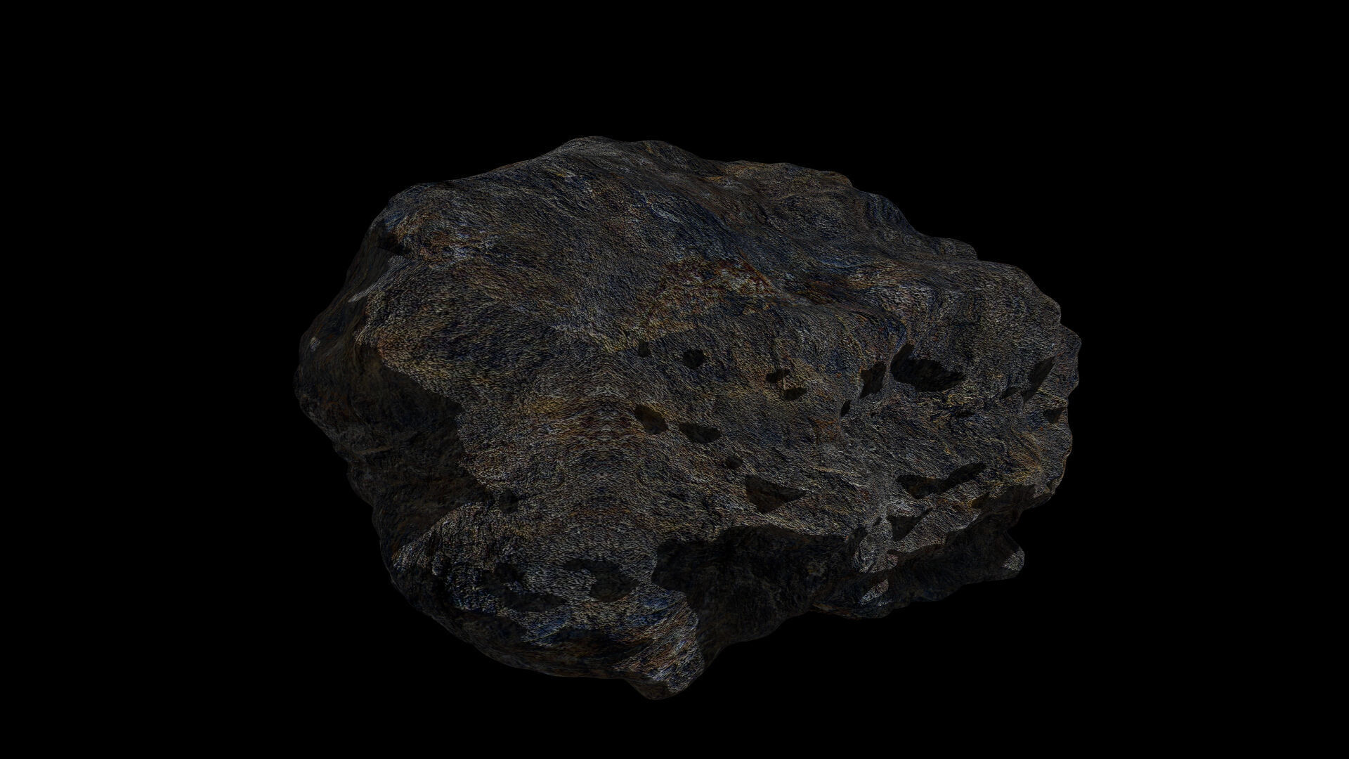 Fantasy Asteroid 4 3D model_5