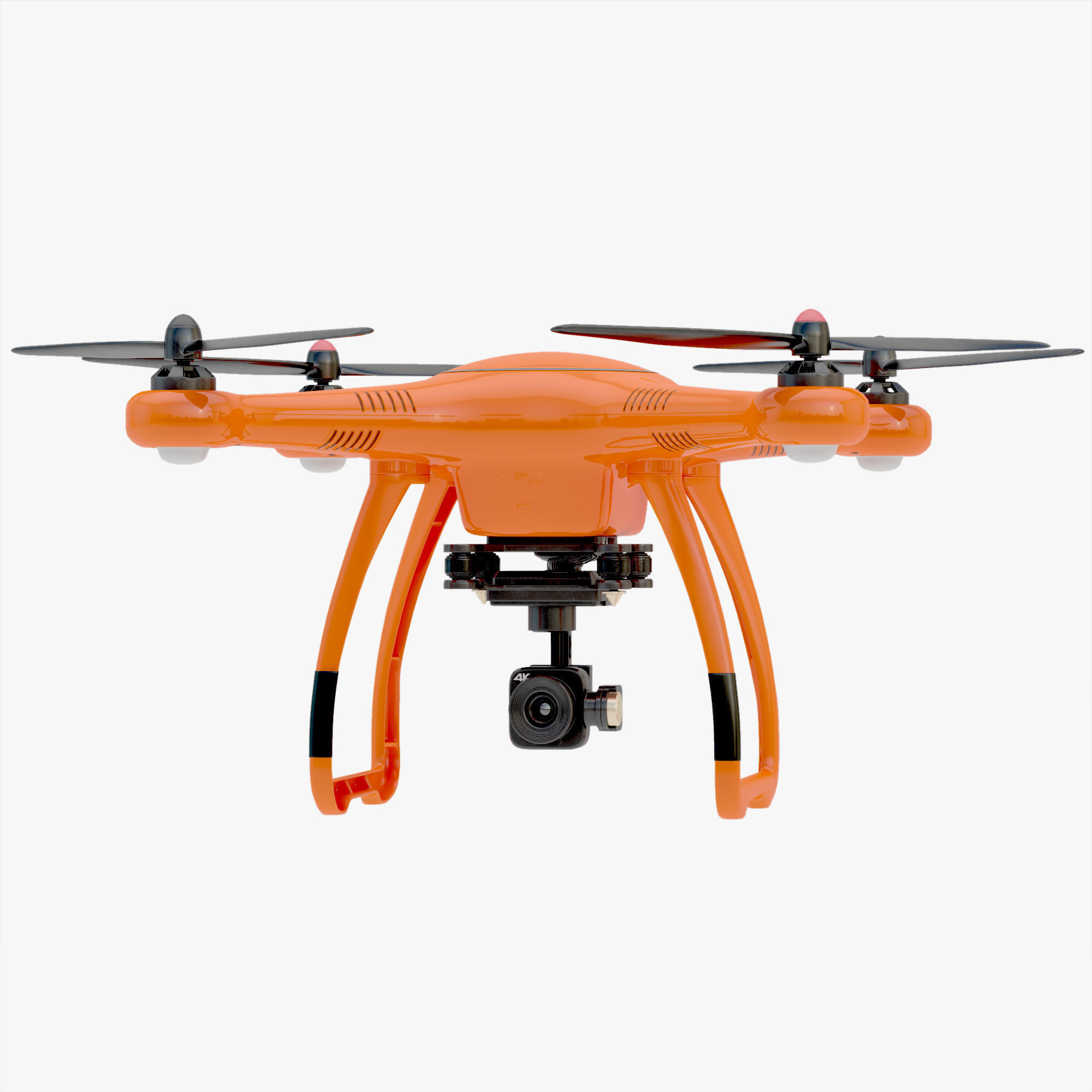 3D Animated Drone Autel Robotics X-Star 3D model_19