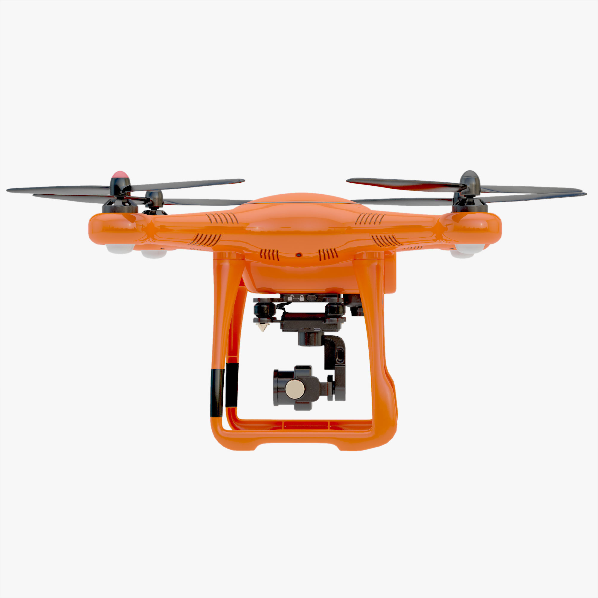 3D Animated Drone Autel Robotics X-Star 3D model_18