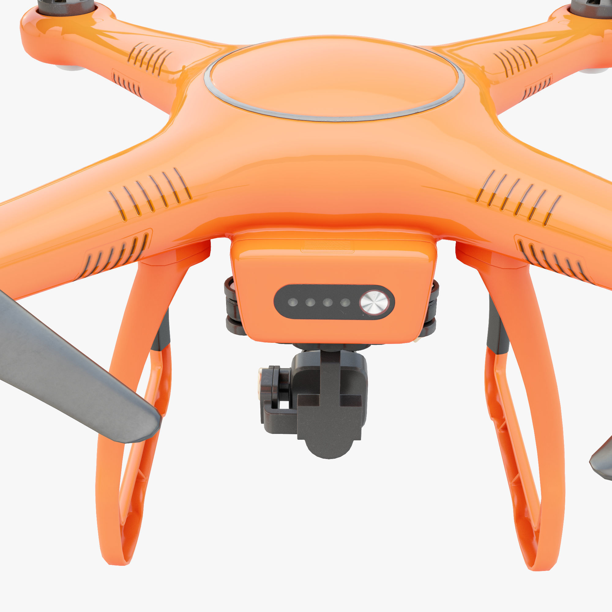 3D Animated Drone Autel Robotics X-Star 3D model_25