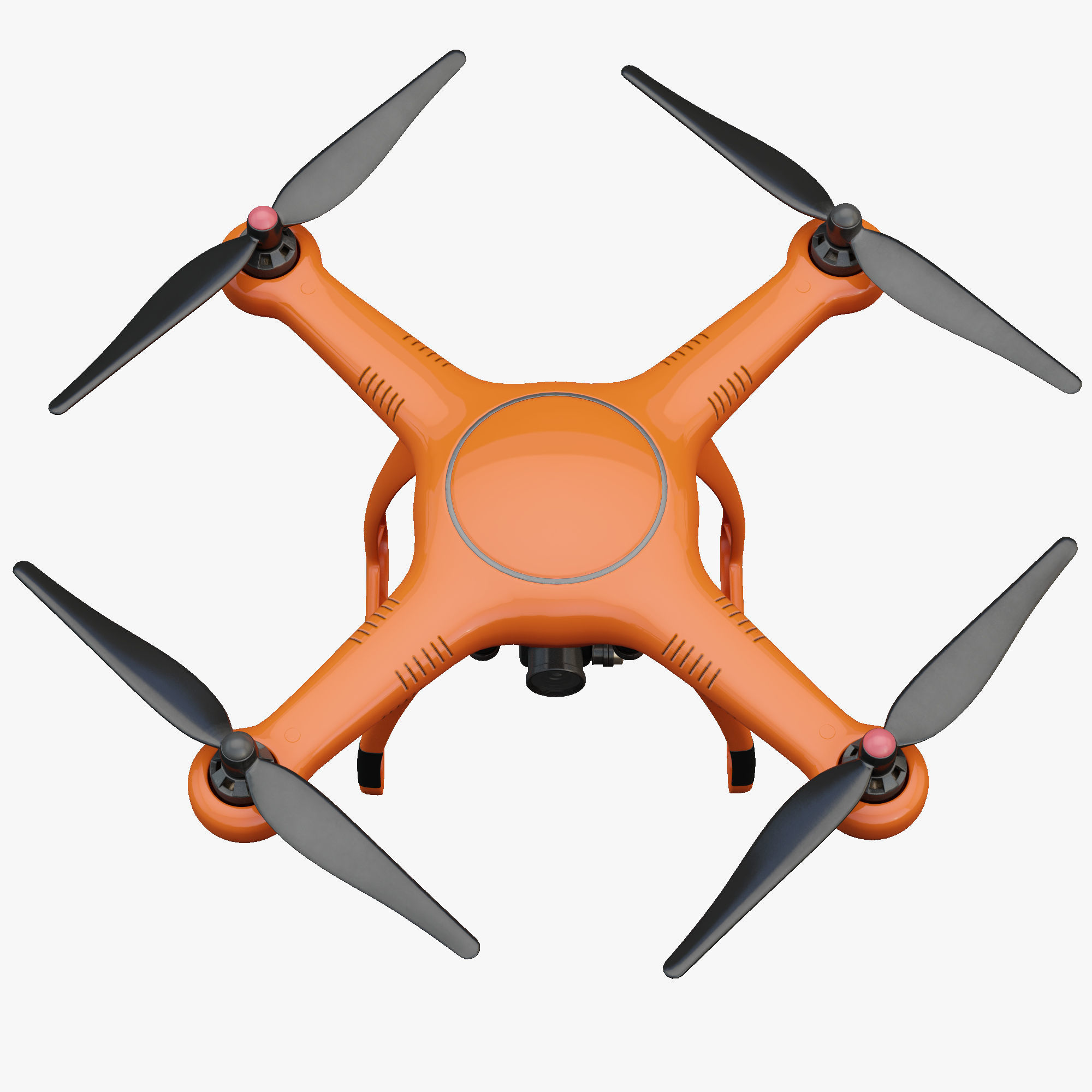 3D Animated Drone Autel Robotics X-Star 3D model_23