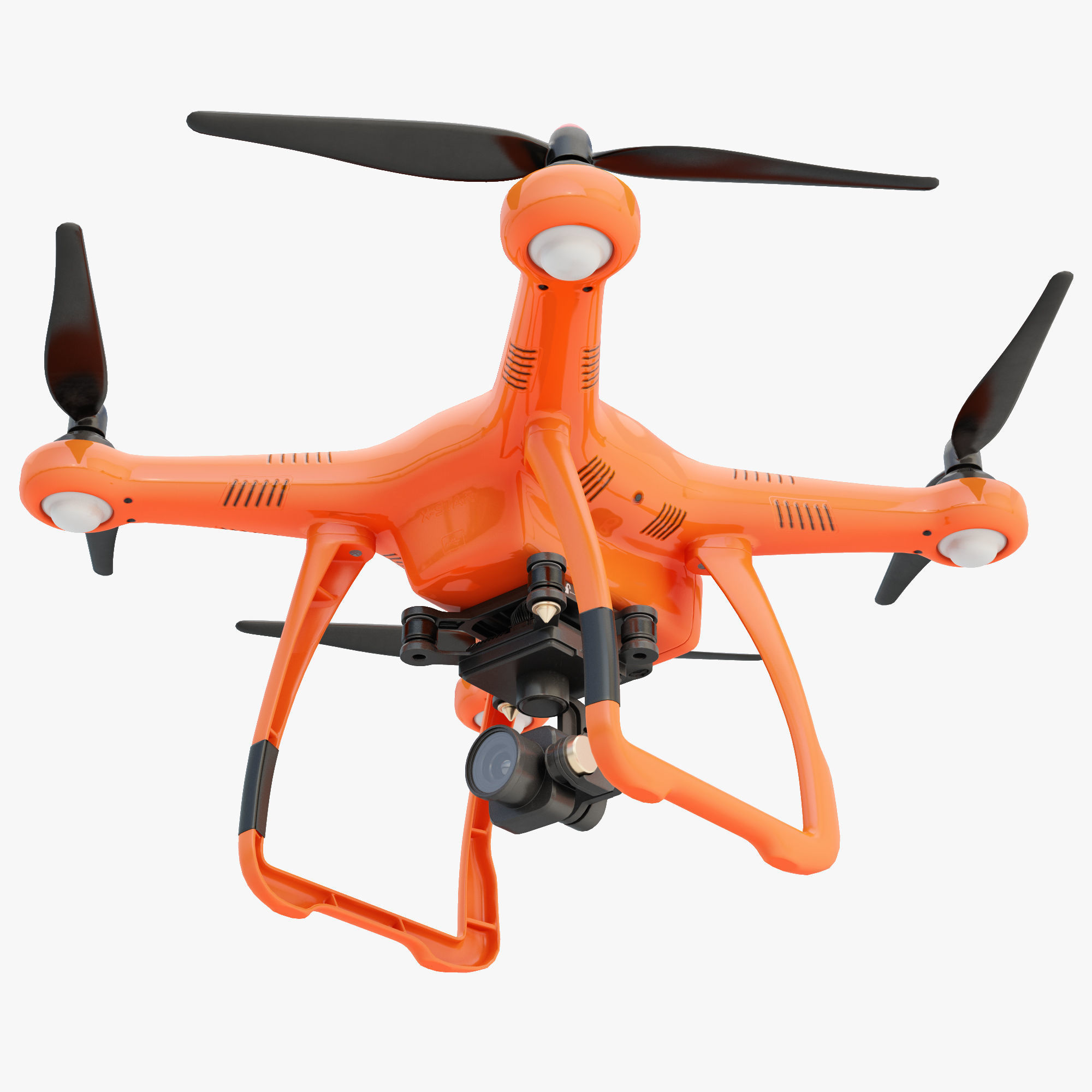 3D Animated Drone Autel Robotics X-Star 3D model_28