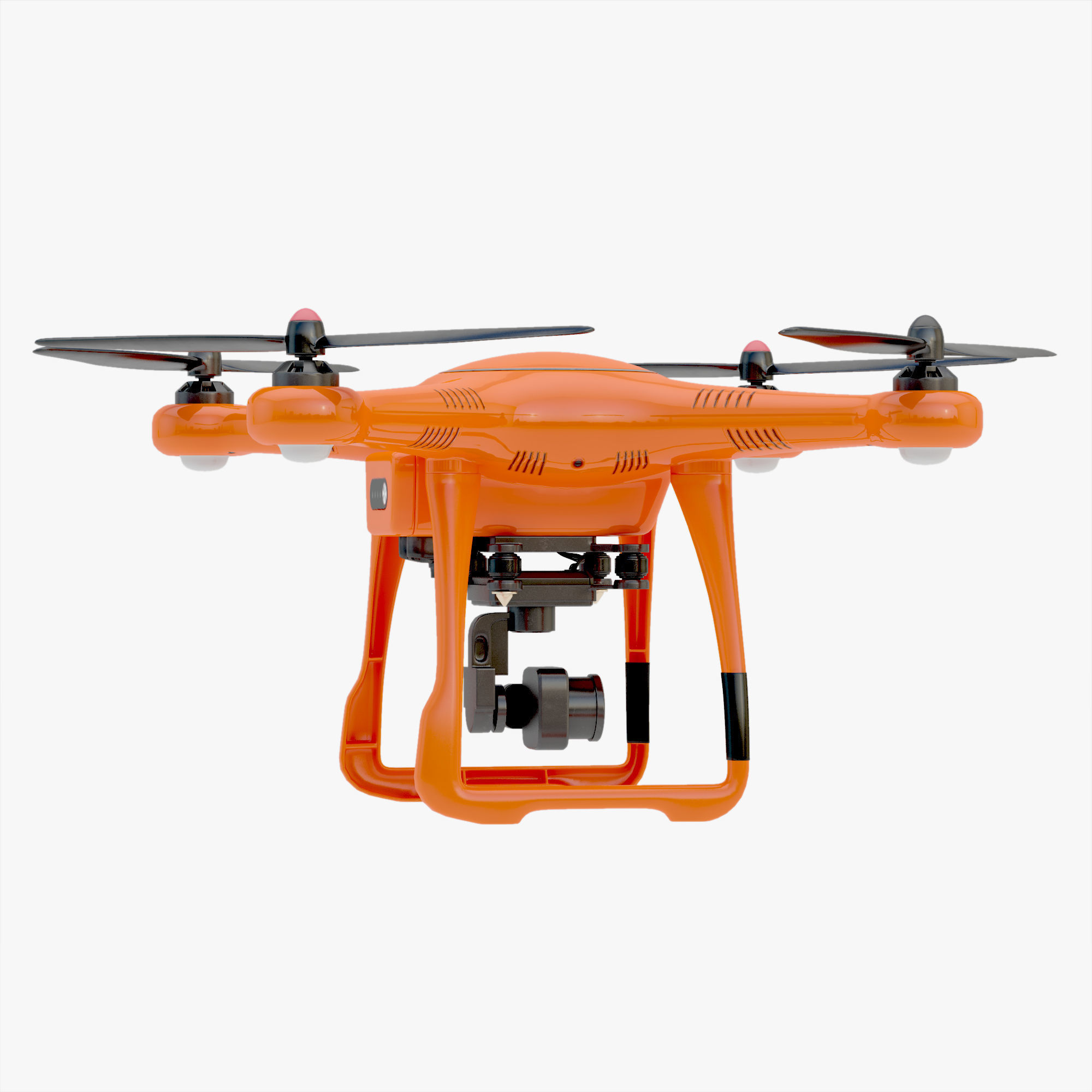 3D Animated Drone Autel Robotics X-Star 3D model_12