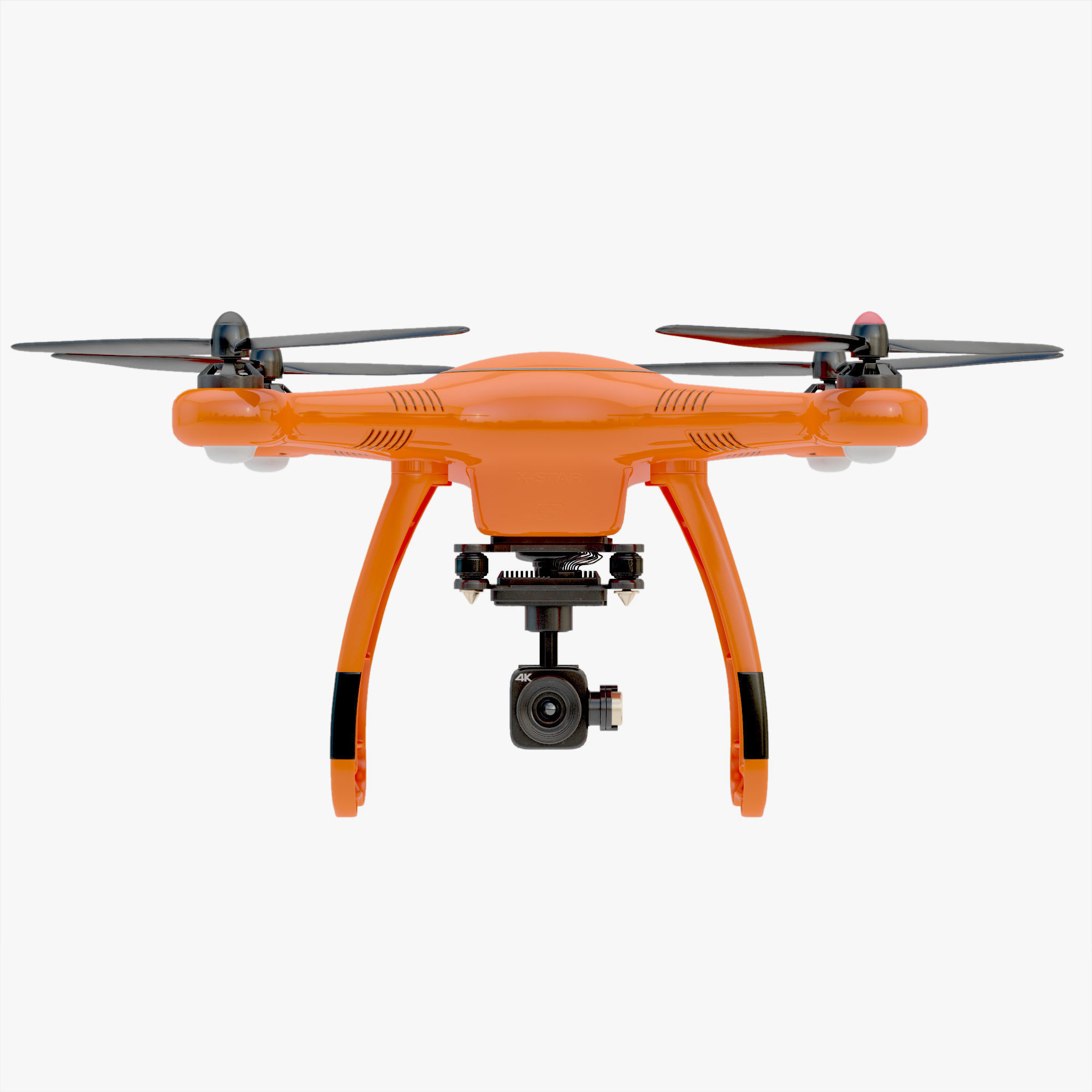 3D Animated Drone Autel Robotics X-Star 3D model_8