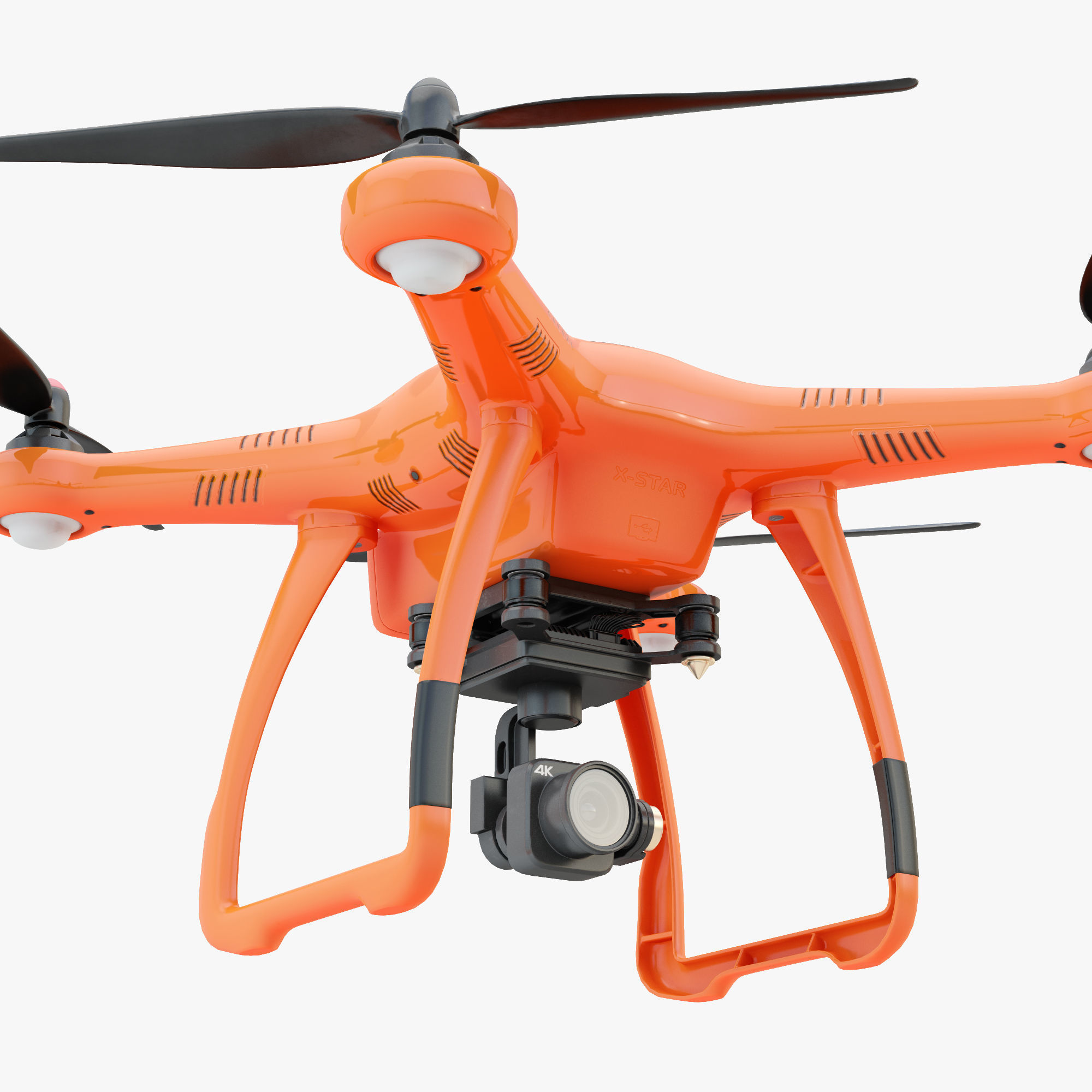 3D Animated Drone Autel Robotics X-Star 3D model_27