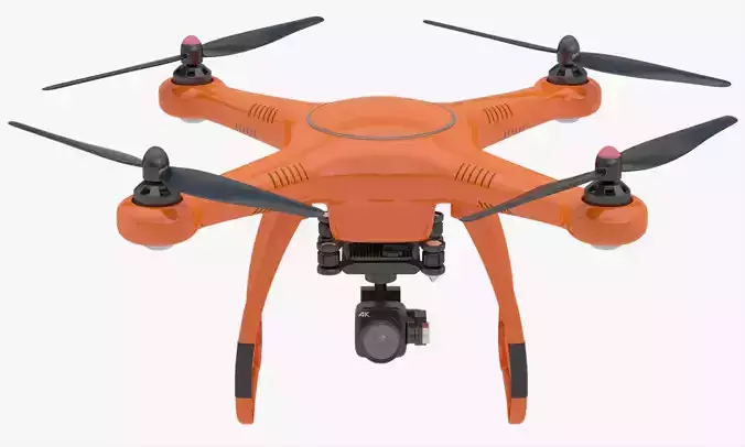 3D Animated Drone Autel Robotics X-Star 3D model